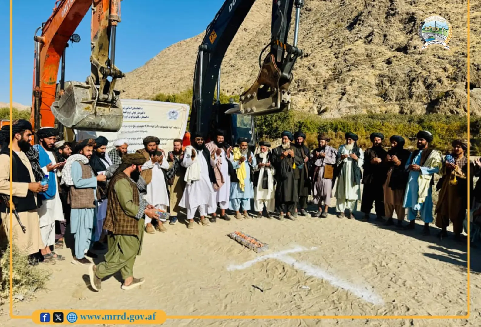 تصویر همان گزارش: آغاز کار ساخت دو پروژۀ انکشافی در قندهار از سوی وزارت احیاء و انکشاف دهات