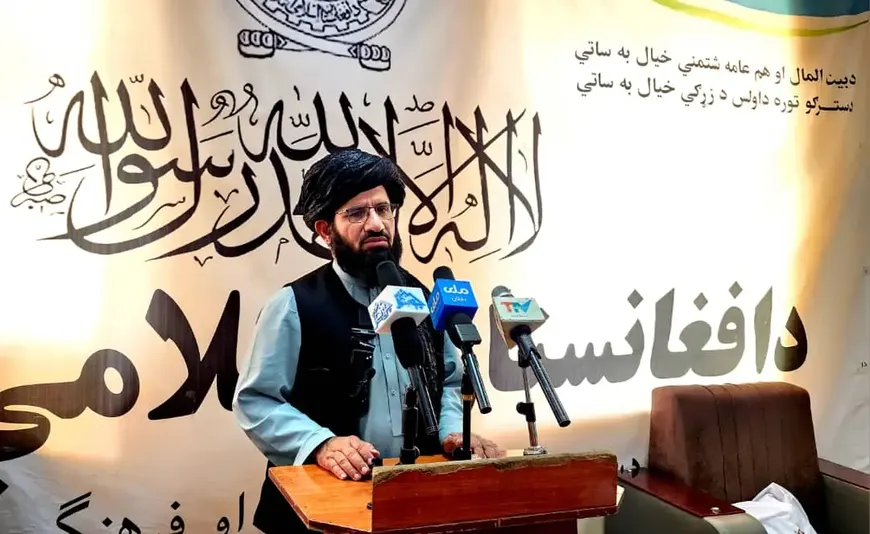 تصویر همان گزارش: معین امور نشرات وزارت اطلاعات و فرهنگ با خبرنگاران بغلان دیدار کرد