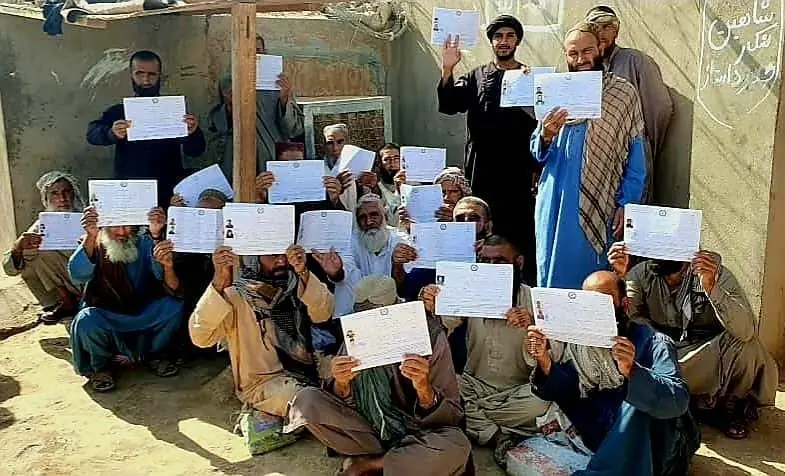 تصویر همان گزارش: درمان ۱۱۱ فرد مبتلا به مواد مخدر در فراه
